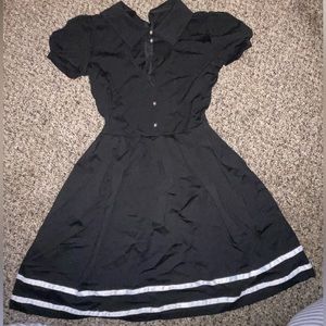 KAWAII HEART SHAPED NECKLINE DRESS